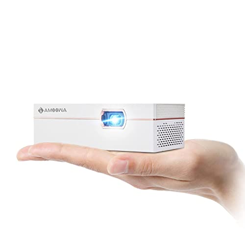AMOOWA DLP Mini Projector: Portable Entertainment with WiFi and Bluetooth
