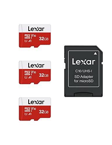 Lexar 32GB Micro SD Card 3 Pack
