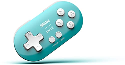 8Bitdo Zero 2 Bluetooth Gamepad - Mini Controller for Switch, Windows, Android, macOS & Raspberry Pi