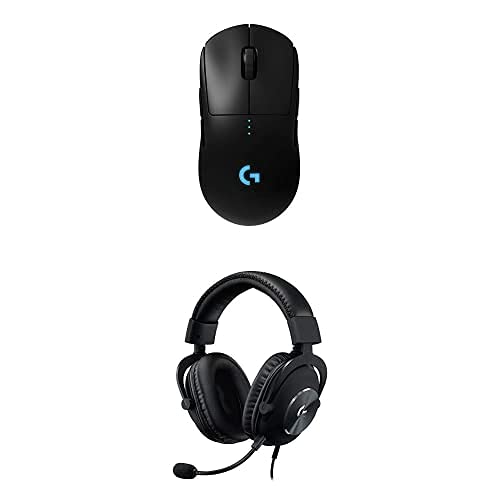 Logitech G Pro X Gaming Headset Bundle with Wireless Gaming Mouse
