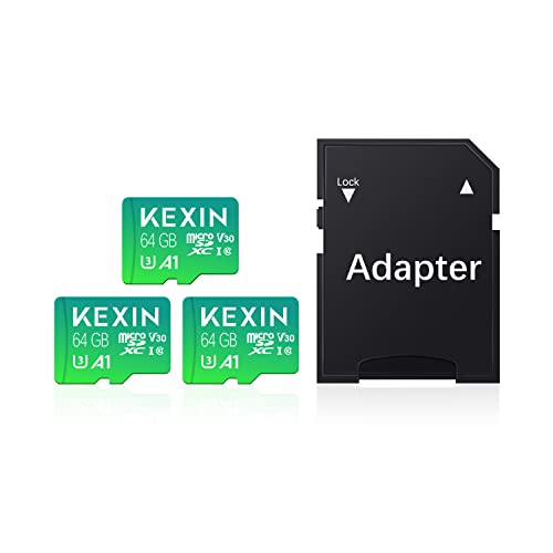 KEXIN 64GB Micro SD Card + Adapter