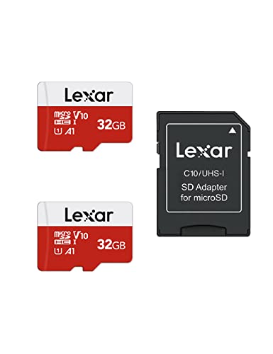 Lexar 32GB Micro SD Card 2 Pack - Fast and Reliable Memory