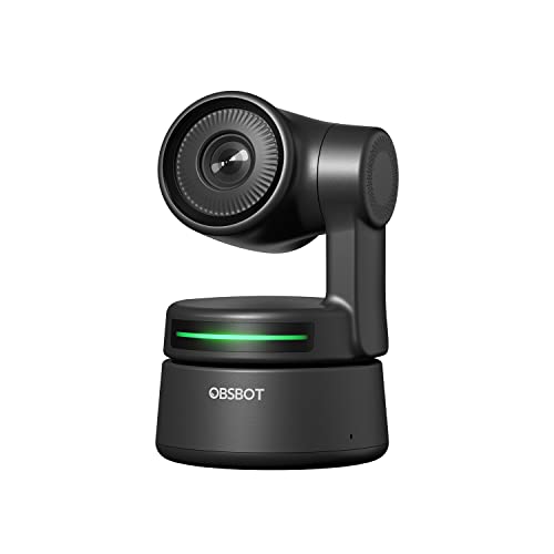 OBSBOT Tiny Webcam: AI-Powered PTZ Webcam with Auto Framing