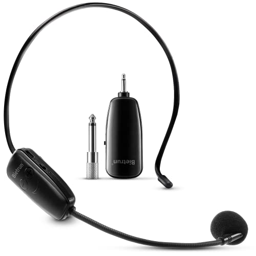Bietrun UHF Wireless Microphone Headset