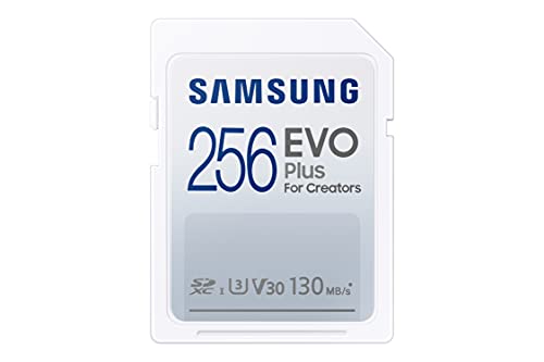 SAMSUNG EVO Plus 256GB SDXC Card - Reliable, High-Performance Storage