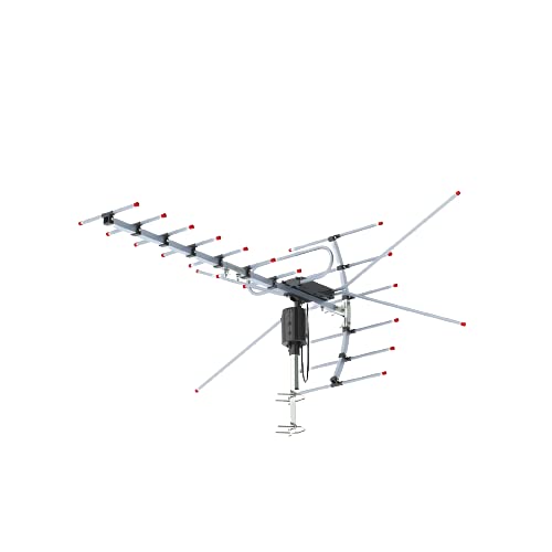 Outdoor TV Antenna with 360 Degree Rotation - 110 Miles Range