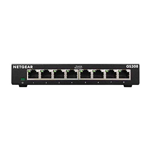 NETGEAR GS308 Gigabit Ethernet Network Switch