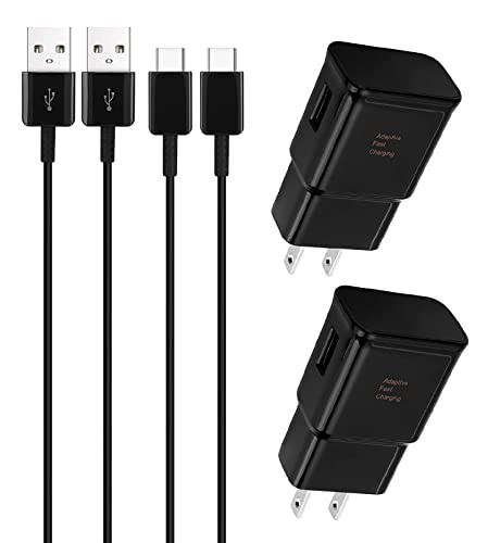 Samsung Fast Charging Type C Cable with USB Wall Charger