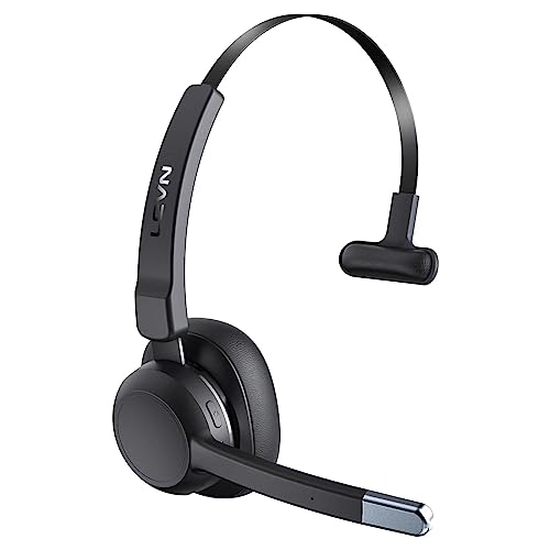 LEVN Trucker Bluetooth Headset with Noise Cancelling Microphone