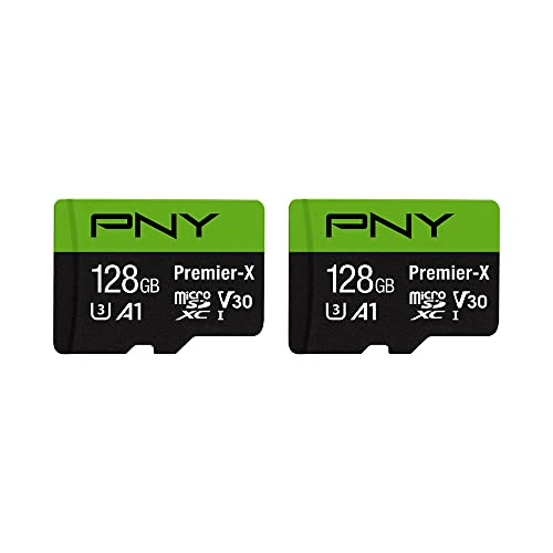 PNY 128GB Premier-X microSDXC Flash Memory Card 2-Pack
