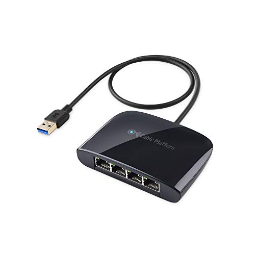 USB to 4-Port Gigabit Ethernet Switch