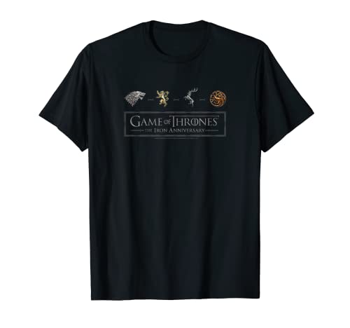 GOT Iron Anniversary Logo Icons T-Shirt