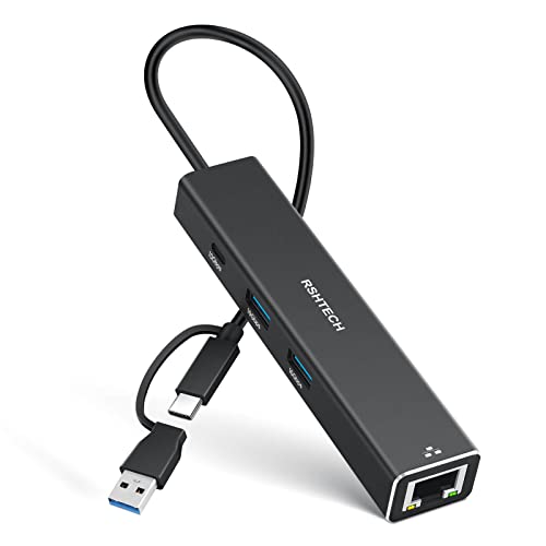 USB to Ethernet Adapter with USB Hub