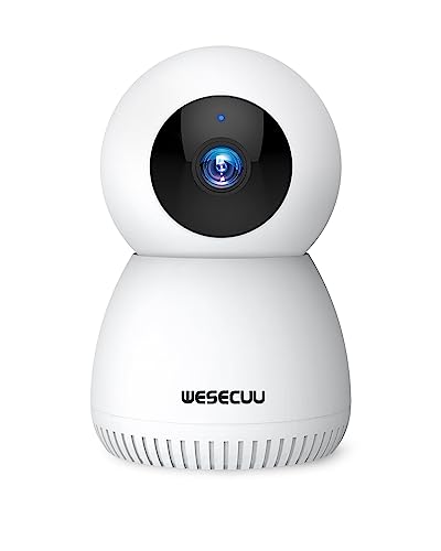 WESECUU Pan/Tilt Wireless Camera for Home Security and Monitoring