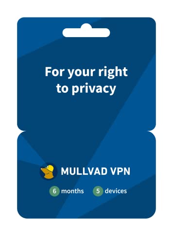 Mullvad VPN | 5 Devices for 6 Months