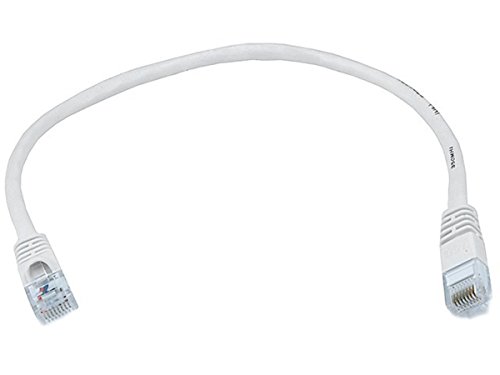 Monoprice 1FT Cat6 Ethernet Bare Copper Network Cable - White