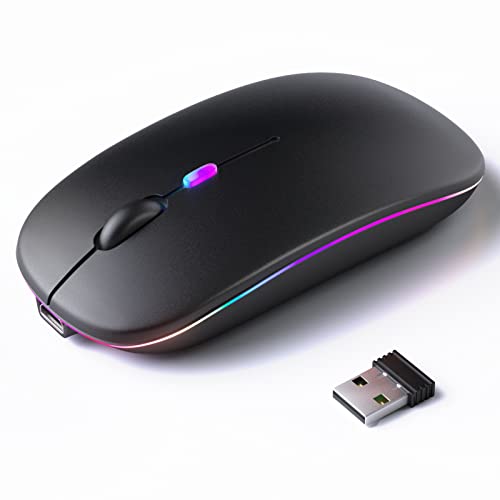 Rechargeable LED Dual Mode Bluetooth Mouse