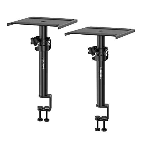 Studio Monitor Stands with Desk Clamp