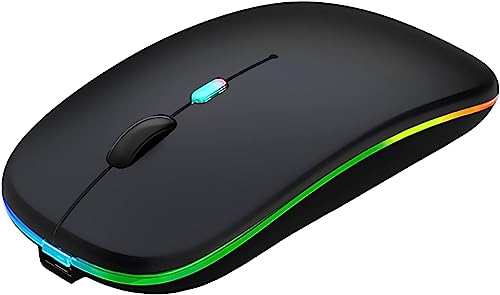 Slim Silent Laptop Mouse - Wireless Bluetooth Dual Mode Mouse