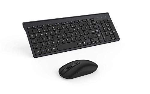 Black Wireless Keyboard and Mouse Combo