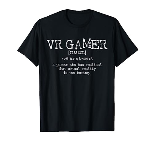 VR Gamer Definition Gaming Gift T-Shirt