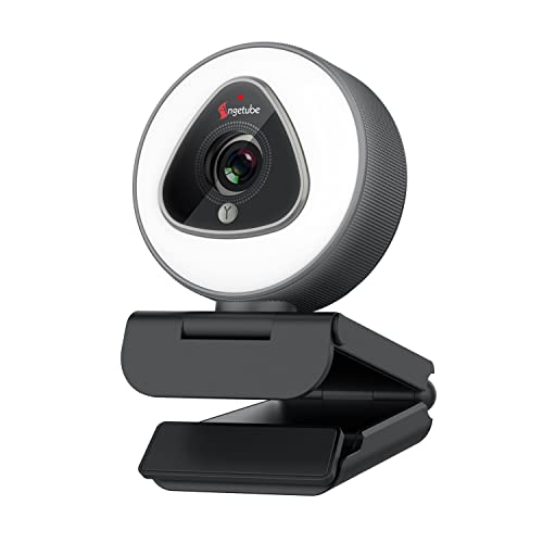 1080P Autofocus Webcam with Ring Light