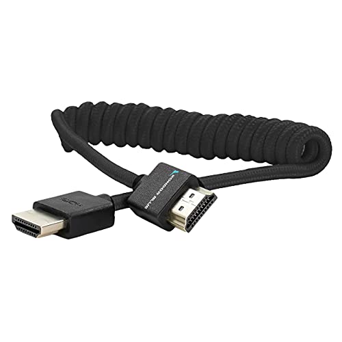 Coiled HDMI Cable for On-Camera Monitors