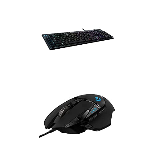 Logitech G815 Keyboard & G502 Hero Gaming Mouse