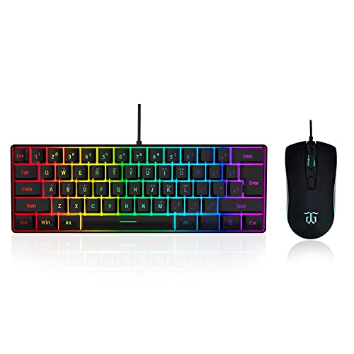 DGG 60% Gaming Keyboard and Mouse Combo