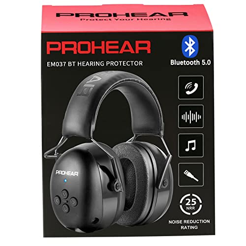 PROHEAR 037 Bluetooth 5.0 Hearing Protection Headphones