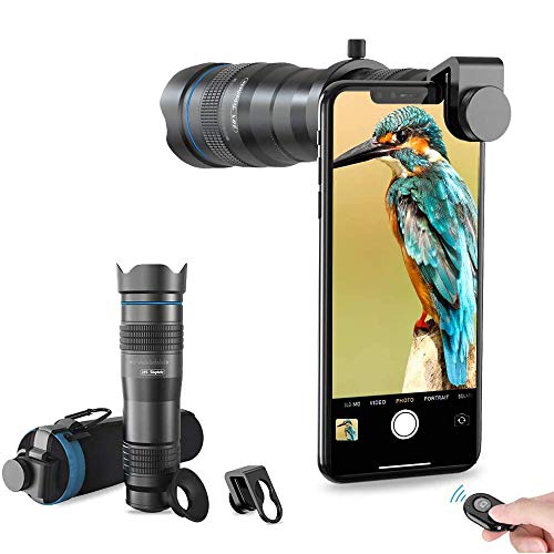 High Power 28x HD Phone Telephoto Lens with Remote Shutter