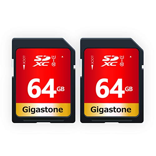 Gigastone 64GB SD Card UHS-I U1 Class 10 Memory Card