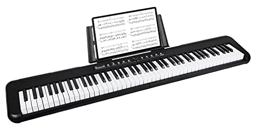 88 Key Semi-Weighted Digital Piano with Bluetooth and MIDI