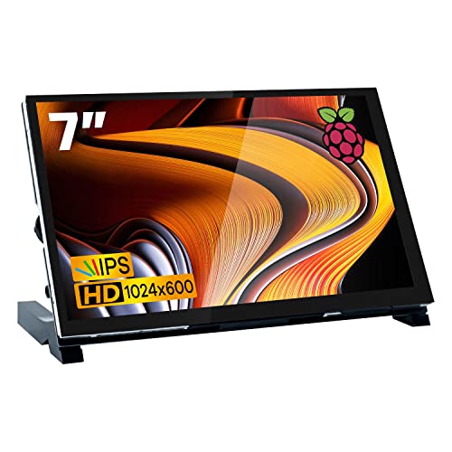 Hosyond 7 Inch IPS LCD Touch Screen Raspberry Pi Monitor Display