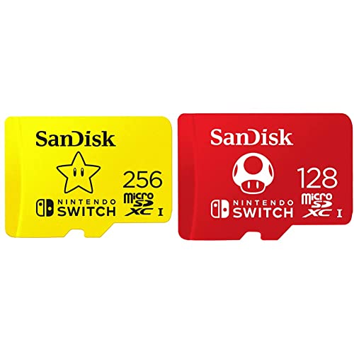 SanDisk 256GB and 128GB microSDXC-Cards for Nintendo-Switch