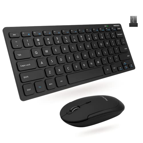 Macally Small Wireless Keyboard and Mouse Combo