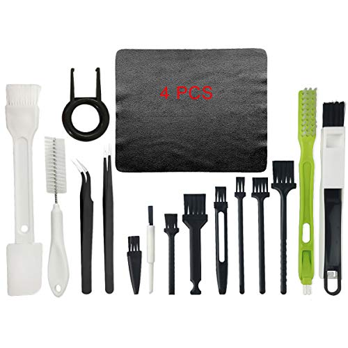 Computer Cleaning Kit - 19 in 1 Multi-Purpose Brushes Anti Static Brushes Clothes