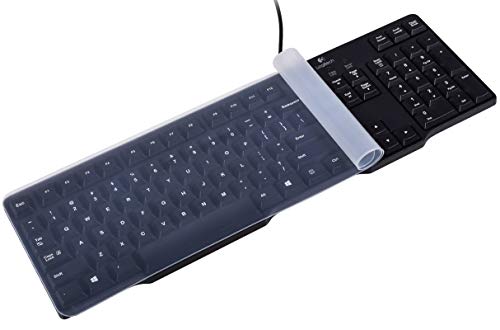 Clear Waterproof Keyboard Protector Cover Skin for Desktop Keyboards