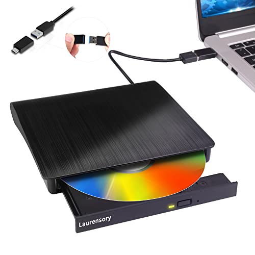 Portable External DVD Drive USB 3.0 Type-C USB C