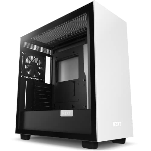 NZXT H7 Gaming Case - Improved Thermals, Easy Build, Sleek Design, Spacious