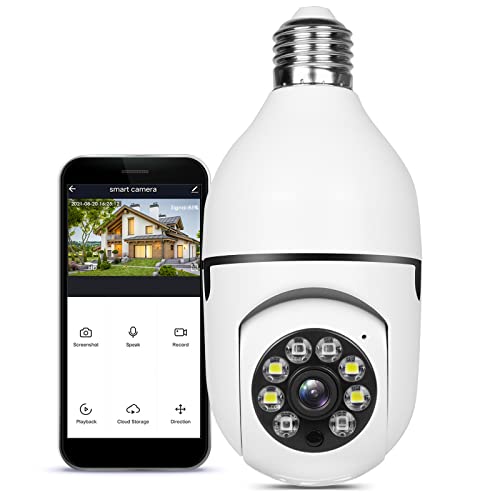 Wyzlink Light Bulb Security Camera with 360-Degree View and Night Vision