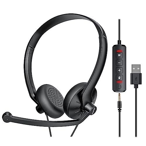 FEABASK USB Headset with Microphone