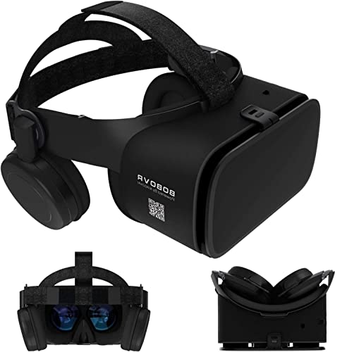 3D VR Goggle with Bluetooth Headphones