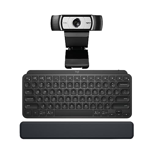 Logitech C930e HD Webcam Bundle with Keyboard and Palm Rest