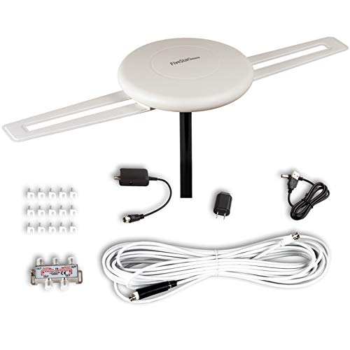 Five Star 2020 HDTV Antenna - High Definition Outdoor TV Antenna with 150-Mile Range