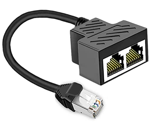 Ethernet Splitter Adapter Male to 2 Female