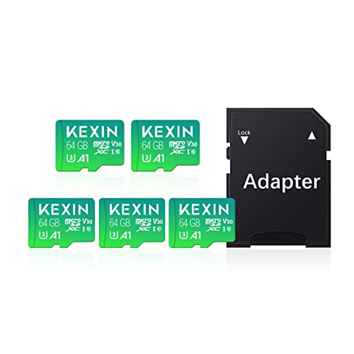 KEXIN Micro SD Card 64GB 5 Pack