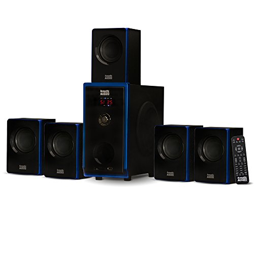 Acoustic Audio AA5102 5.1 Bluetooth Speaker System