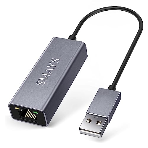 USB LAN Adapter for Nintendo Switch, Wii U, Mac, and Windows Laptops