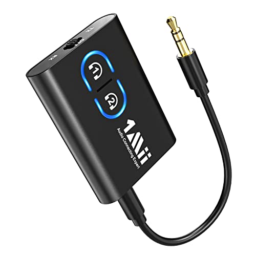 1Mii Bluetooth 5.3 Transmitter Receiver for TV to Wireless Headphones